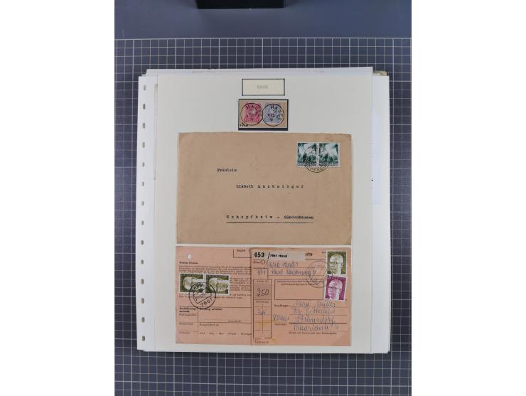 1800/1970 (ca.), HEIMATGESCHICHTE BADENS, umfangreiche Materialsammlung, teils ausstellungsmäßig aufgezogen, mit einigen hund