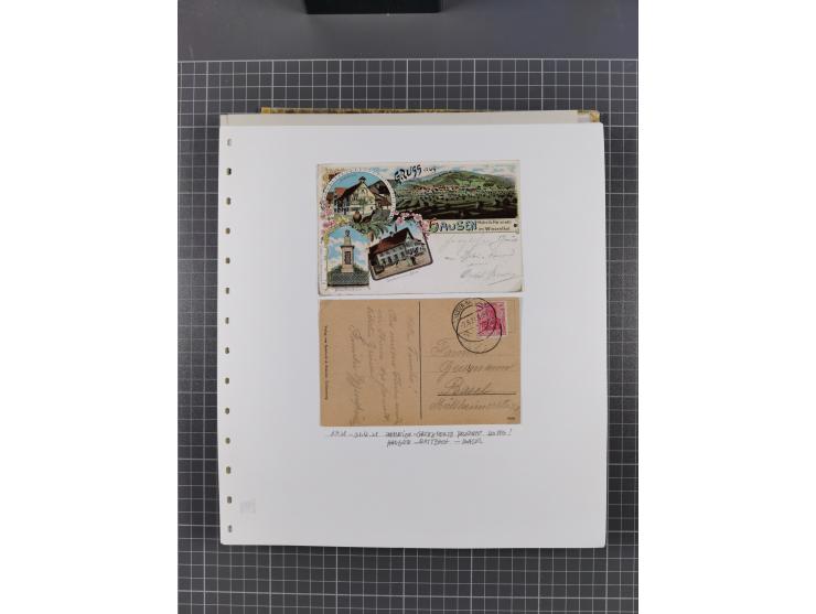 1800/1970 (ca.), HEIMATGESCHICHTE BADENS, umfangreiche Materialsammlung, teils ausstellungsmäßig aufgezogen, mit einigen hund