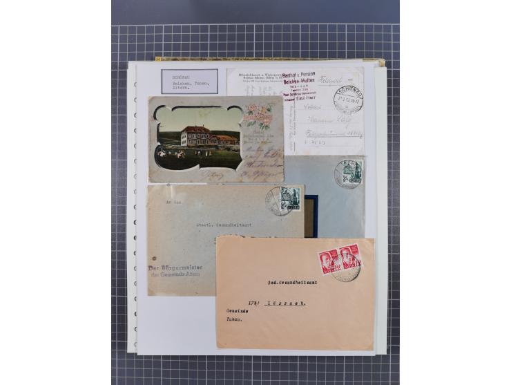 1800/1970 (ca.), HEIMATGESCHICHTE BADENS, umfangreiche Materialsammlung, teils ausstellungsmäßig aufgezogen, mit einigen hund