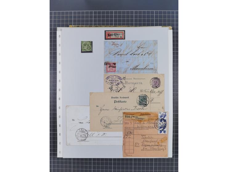 1800/1970 (ca.), HEIMATGESCHICHTE BADENS, umfangreiche Materialsammlung, teils ausstellungsmäßig aufgezogen, mit einigen hund