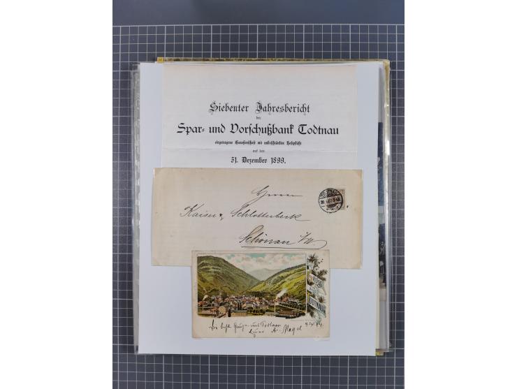 1800/1970 (ca.), HEIMATGESCHICHTE BADENS, umfangreiche Materialsammlung, teils ausstellungsmäßig aufgezogen, mit einigen hund