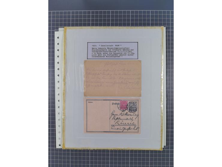 1800/1970 (ca.), HEIMATGESCHICHTE BADENS, umfangreiche Materialsammlung, teils ausstellungsmäßig aufgezogen, mit einigen hund