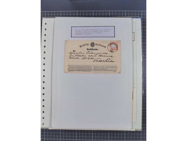 1800/1970 (ca.), HEIMATGESCHICHTE BADENS, umfangreiche Materialsammlung, teils ausstellungsmäßig aufgezogen, mit einigen hund