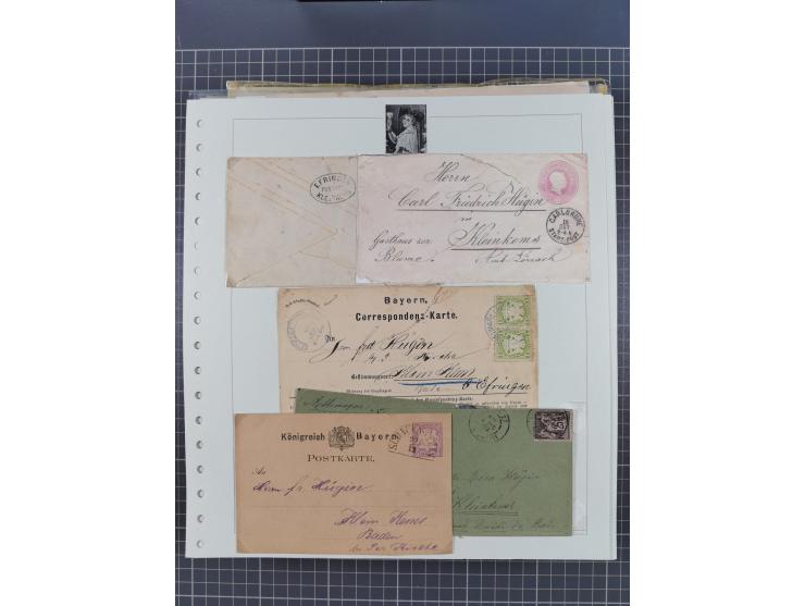 1800/1970 (ca.), HEIMATGESCHICHTE BADENS, umfangreiche Materialsammlung, teils ausstellungsmäßig aufgezogen, mit einigen hund