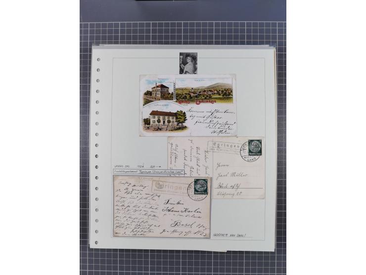 1800/1970 (ca.), HEIMATGESCHICHTE BADENS, umfangreiche Materialsammlung, teils ausstellungsmäßig aufgezogen, mit einigen hund