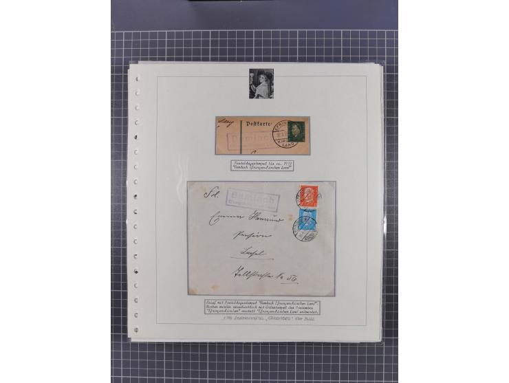 1800/1970 (ca.), HEIMATGESCHICHTE BADENS, umfangreiche Materialsammlung, teils ausstellungsmäßig aufgezogen, mit einigen hund