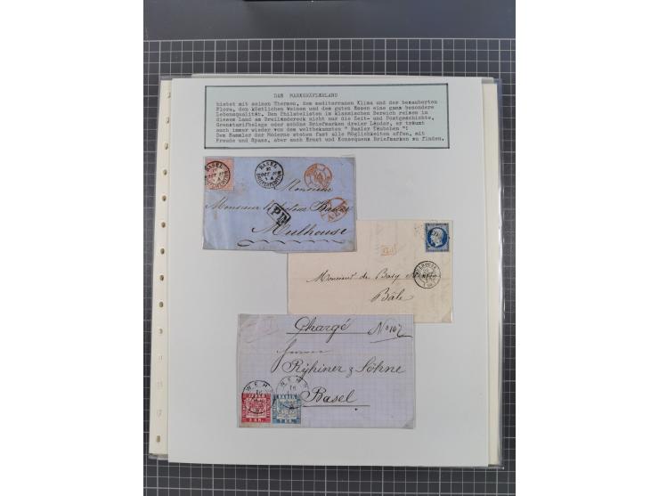 1800/1970 (ca.), HEIMATGESCHICHTE BADENS, umfangreiche Materialsammlung, teils ausstellungsmäßig aufgezogen, mit einigen hund