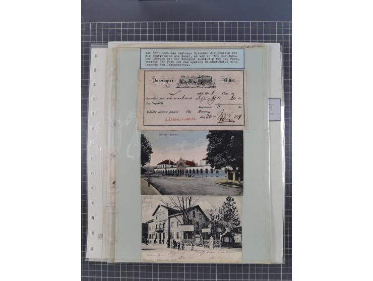 1800/1970 (ca.), HEIMATGESCHICHTE BADENS, umfangreiche Materialsammlung, teils ausstellungsmäßig aufgezogen, mit einigen hund