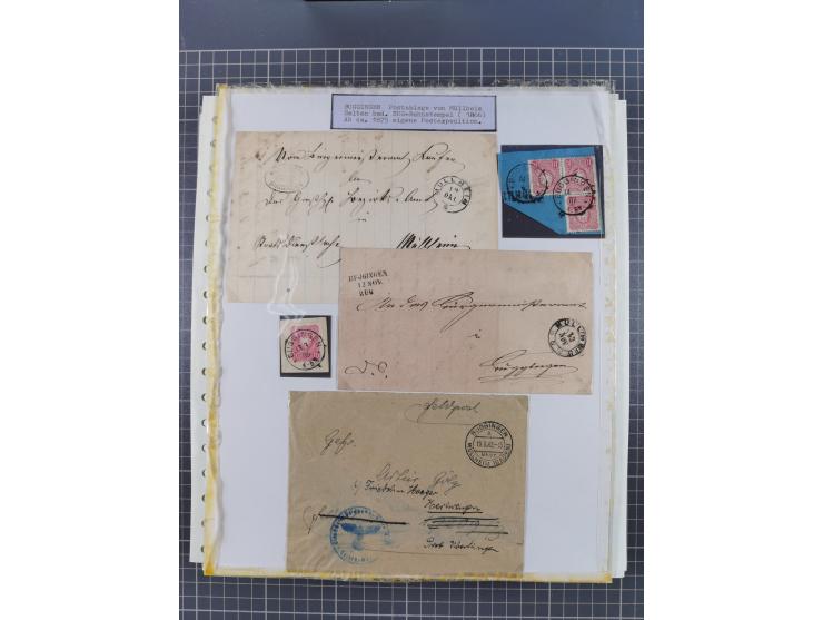 1800/1970 (ca.), HEIMATGESCHICHTE BADENS, umfangreiche Materialsammlung, teils ausstellungsmäßig aufgezogen, mit einigen hund