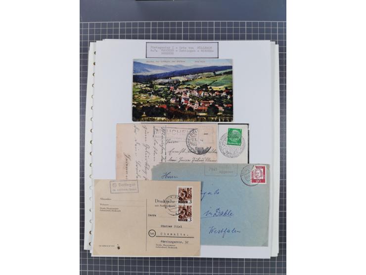 1800/1970 (ca.), HEIMATGESCHICHTE BADENS, umfangreiche Materialsammlung, teils ausstellungsmäßig aufgezogen, mit einigen hund