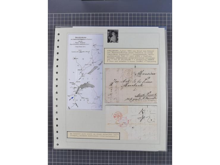 1800/1970 (ca.), HEIMATGESCHICHTE BADENS, umfangreiche Materialsammlung, teils ausstellungsmäßig aufgezogen, mit einigen hund