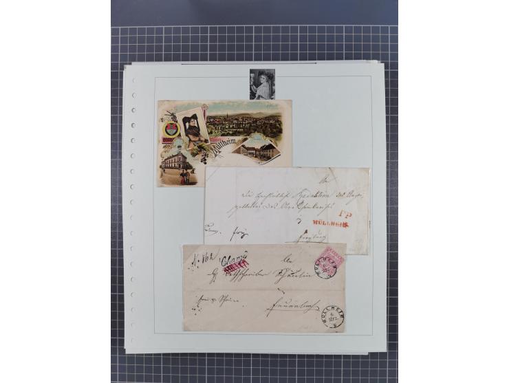 1800/1970 (ca.), HEIMATGESCHICHTE BADENS, umfangreiche Materialsammlung, teils ausstellungsmäßig aufgezogen, mit einigen hund