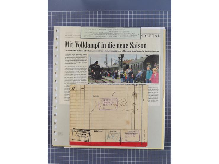 1800/1970 (ca.), HEIMATGESCHICHTE BADENS, umfangreiche Materialsammlung, teils ausstellungsmäßig aufgezogen, mit einigen hund