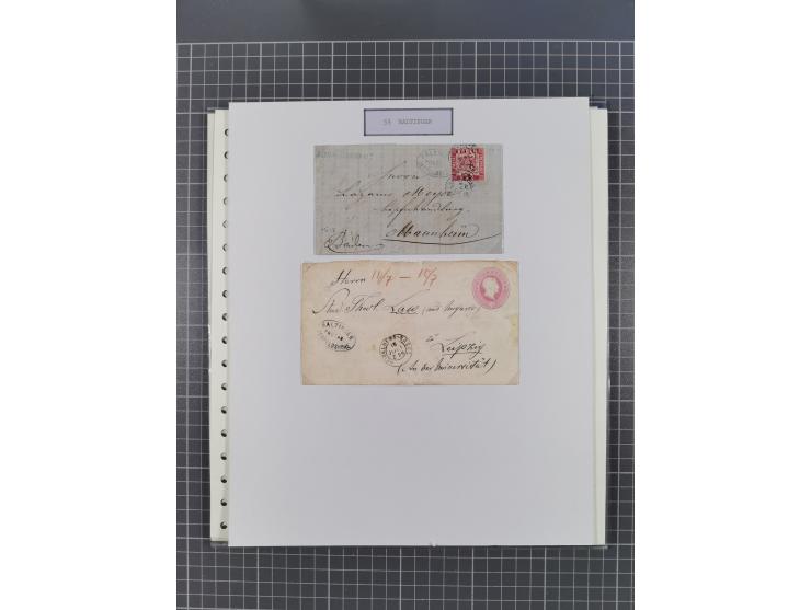 1800/1970 (ca.), HEIMATGESCHICHTE BADENS, umfangreiche Materialsammlung, teils ausstellungsmäßig aufgezogen, mit einigen hund