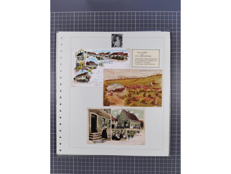 1800/1970 (ca.), HEIMATGESCHICHTE BADENS, umfangreiche Materialsammlung, teils ausstellungsmäßig aufgezogen, mit einigen hund