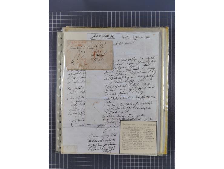 1800/1970 (ca.), HEIMATGESCHICHTE BADENS, umfangreiche Materialsammlung, teils ausstellungsmäßig aufgezogen, mit einigen hund