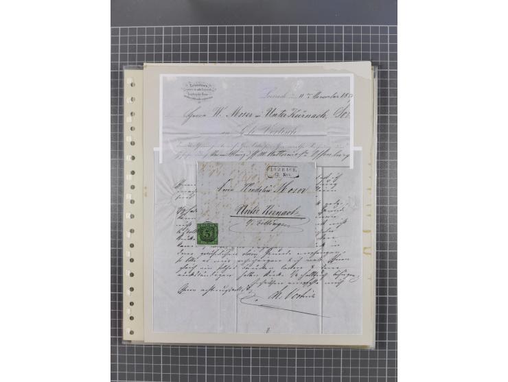 1800/1970 (ca.), HEIMATGESCHICHTE BADENS, umfangreiche Materialsammlung, teils ausstellungsmäßig aufgezogen, mit einigen hund