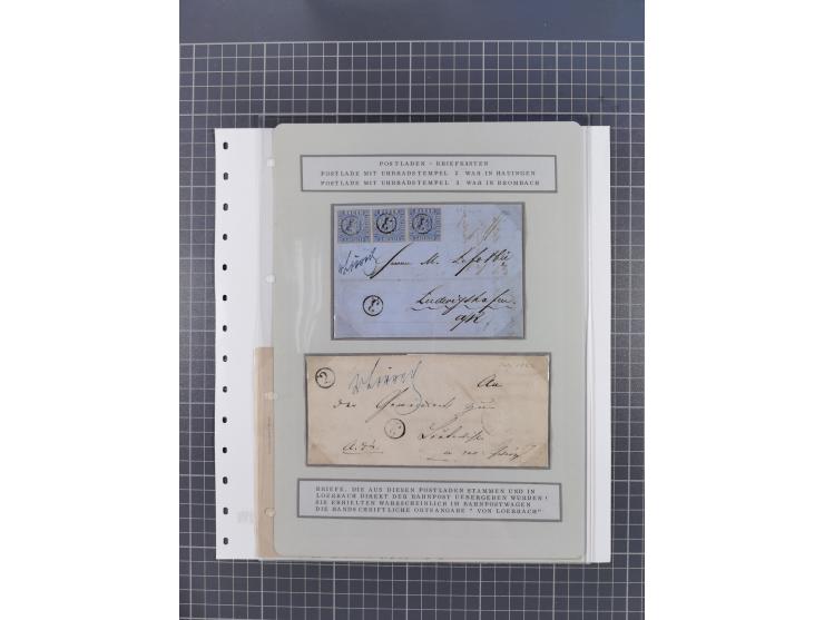 1800/1970 (ca.), HEIMATGESCHICHTE BADENS, umfangreiche Materialsammlung, teils ausstellungsmäßig aufgezogen, mit einigen hund