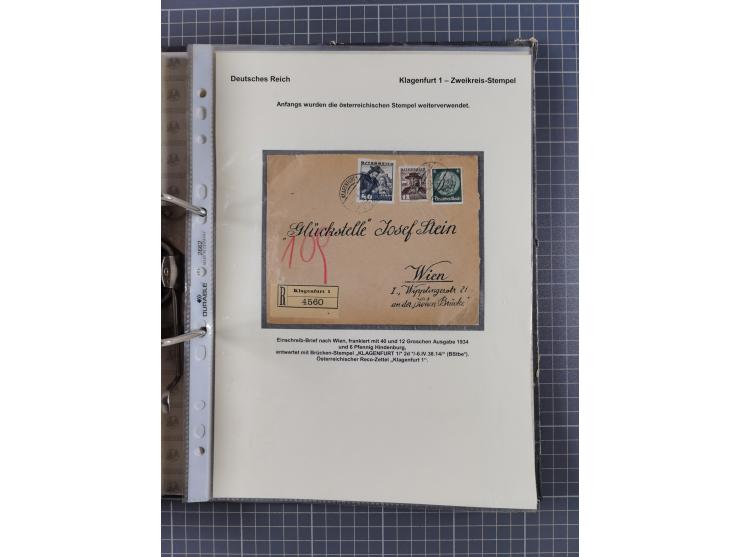 1756/1993 (ca.), reichhaltige Heimatsammlung “KLAGENFURT” mit über 650 Briefen und Karten, ab Vorphilatelie, dabei auch Posts