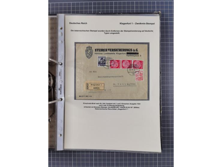 1756/1993 (ca.), reichhaltige Heimatsammlung “KLAGENFURT” mit über 650 Briefen und Karten, ab Vorphilatelie, dabei auch Posts