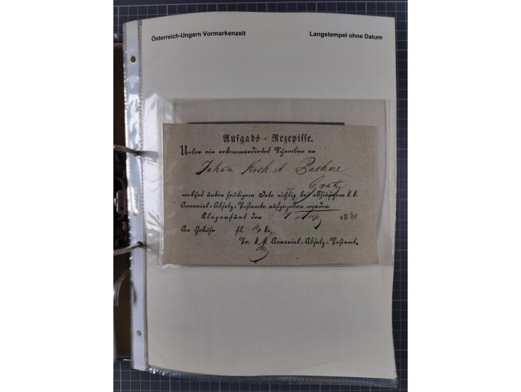 1756/1993 (ca.), reichhaltige Heimatsammlung “KLAGENFURT” mit über 650 Briefen und Karten, ab Vorphilatelie, dabei auch Posts