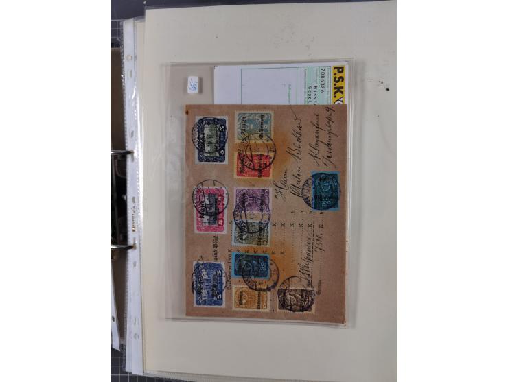 1756/1993 (ca.), reichhaltige Heimatsammlung “KLAGENFURT” mit über 650 Briefen und Karten, ab Vorphilatelie, dabei auch Posts