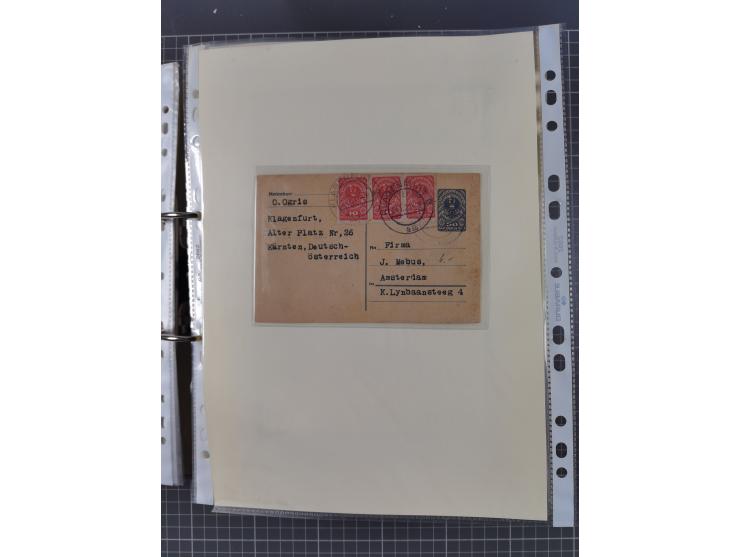 1756/1993 (ca.), reichhaltige Heimatsammlung “KLAGENFURT” mit über 650 Briefen und Karten, ab Vorphilatelie, dabei auch Posts