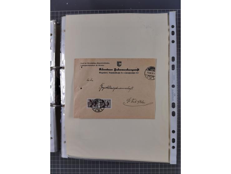 1756/1993 (ca.), reichhaltige Heimatsammlung “KLAGENFURT” mit über 650 Briefen und Karten, ab Vorphilatelie, dabei auch Posts