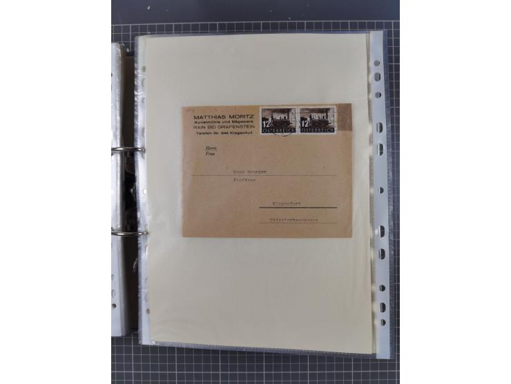 1756/1993 (ca.), reichhaltige Heimatsammlung “KLAGENFURT” mit über 650 Briefen und Karten, ab Vorphilatelie, dabei auch Posts