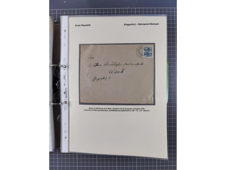 1756/1993 (ca.), reichhaltige Heimatsammlung “KLAGENFURT” mit über 650 Briefen und Karten, ab Vorphilatelie, dabei auch Posts