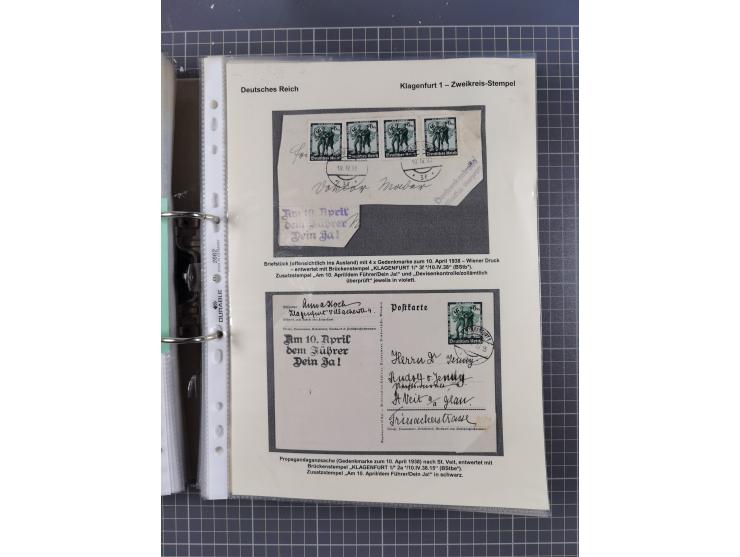 1756/1993 (ca.), reichhaltige Heimatsammlung “KLAGENFURT” mit über 650 Briefen und Karten, ab Vorphilatelie, dabei auch Posts