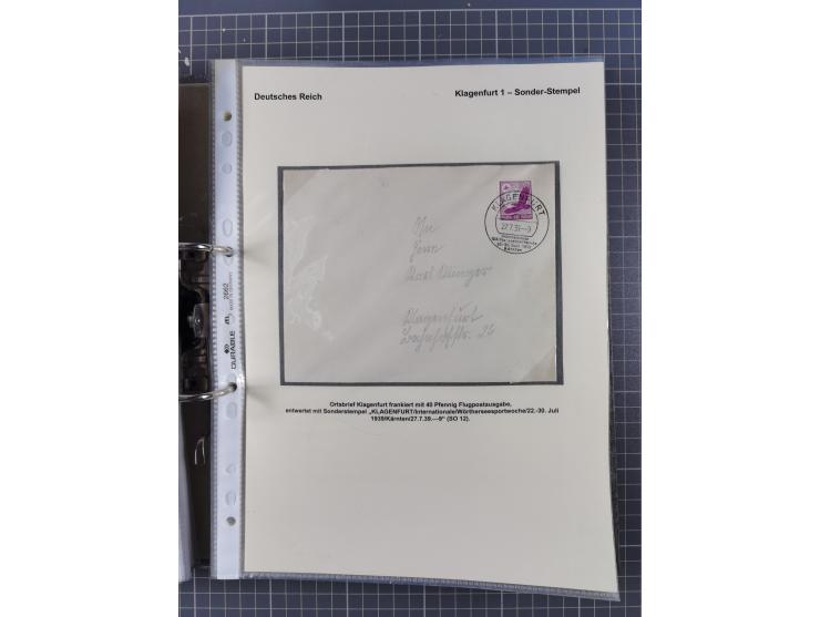 1756/1993 (ca.), reichhaltige Heimatsammlung “KLAGENFURT” mit über 650 Briefen und Karten, ab Vorphilatelie, dabei auch Posts