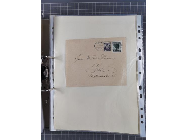 1756/1993 (ca.), reichhaltige Heimatsammlung “KLAGENFURT” mit über 650 Briefen und Karten, ab Vorphilatelie, dabei auch Posts