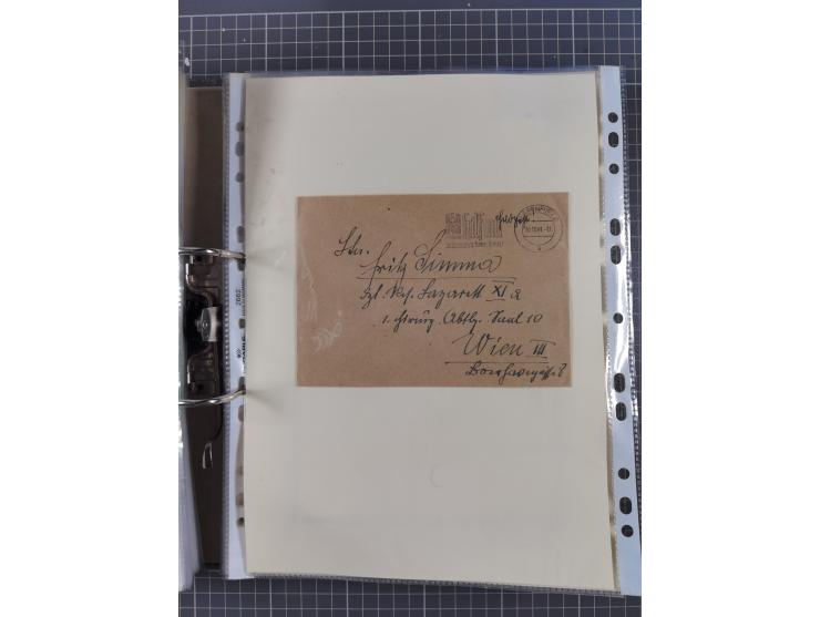 1756/1993 (ca.), reichhaltige Heimatsammlung “KLAGENFURT” mit über 650 Briefen und Karten, ab Vorphilatelie, dabei auch Posts