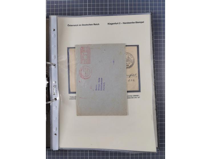 1756/1993 (ca.), reichhaltige Heimatsammlung “KLAGENFURT” mit über 650 Briefen und Karten, ab Vorphilatelie, dabei auch Posts