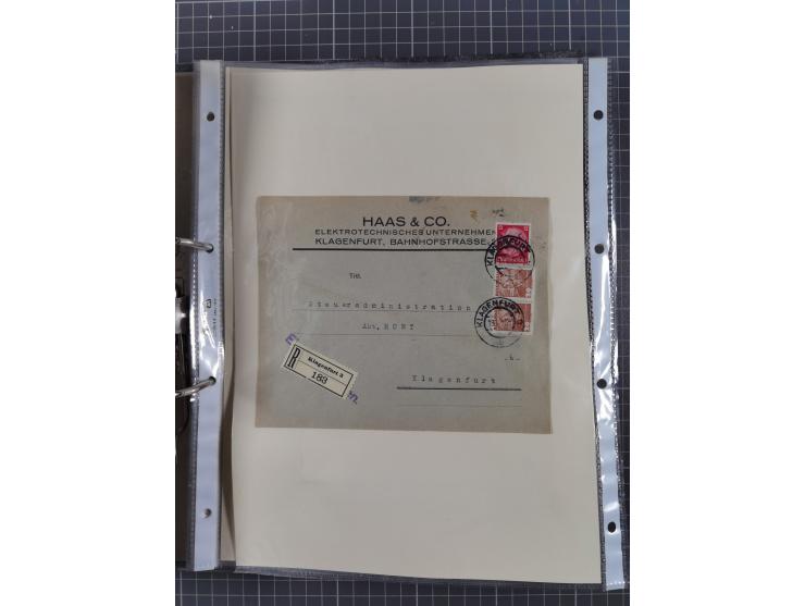 1756/1993 (ca.), reichhaltige Heimatsammlung “KLAGENFURT” mit über 650 Briefen und Karten, ab Vorphilatelie, dabei auch Posts