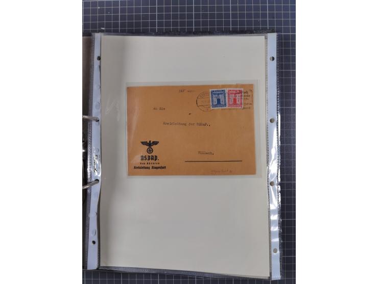 1756/1993 (ca.), reichhaltige Heimatsammlung “KLAGENFURT” mit über 650 Briefen und Karten, ab Vorphilatelie, dabei auch Posts