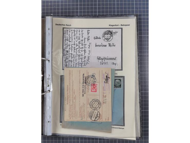 1756/1993 (ca.), reichhaltige Heimatsammlung “KLAGENFURT” mit über 650 Briefen und Karten, ab Vorphilatelie, dabei auch Posts