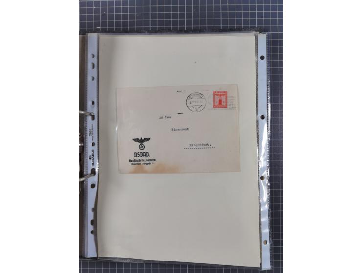 1756/1993 (ca.), reichhaltige Heimatsammlung “KLAGENFURT” mit über 650 Briefen und Karten, ab Vorphilatelie, dabei auch Posts