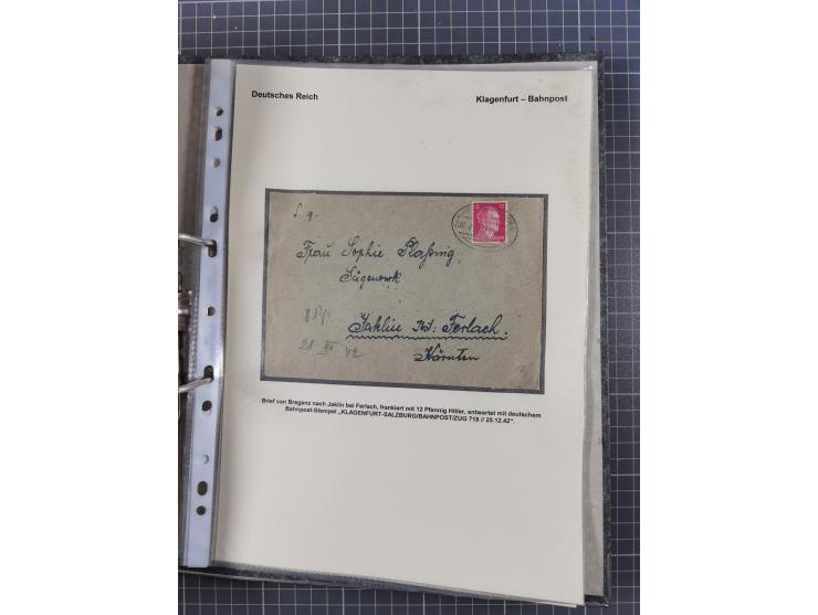 1756/1993 (ca.), reichhaltige Heimatsammlung “KLAGENFURT” mit über 650 Briefen und Karten, ab Vorphilatelie, dabei auch Posts