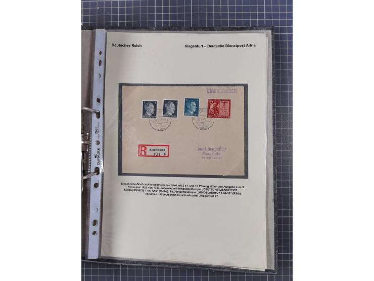 1756/1993 (ca.), reichhaltige Heimatsammlung “KLAGENFURT” mit über 650 Briefen und Karten, ab Vorphilatelie, dabei auch Posts