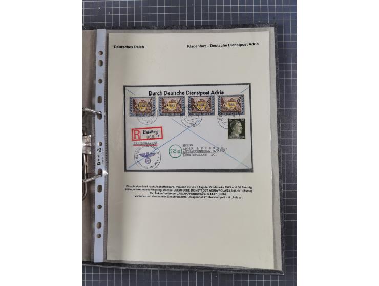 1756/1993 (ca.), reichhaltige Heimatsammlung “KLAGENFURT” mit über 650 Briefen und Karten, ab Vorphilatelie, dabei auch Posts