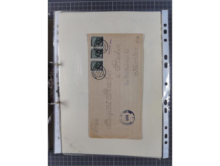 1756/1993 (ca.), reichhaltige Heimatsammlung “KLAGENFURT” mit über 650 Briefen und Karten, ab Vorphilatelie, dabei auch Posts