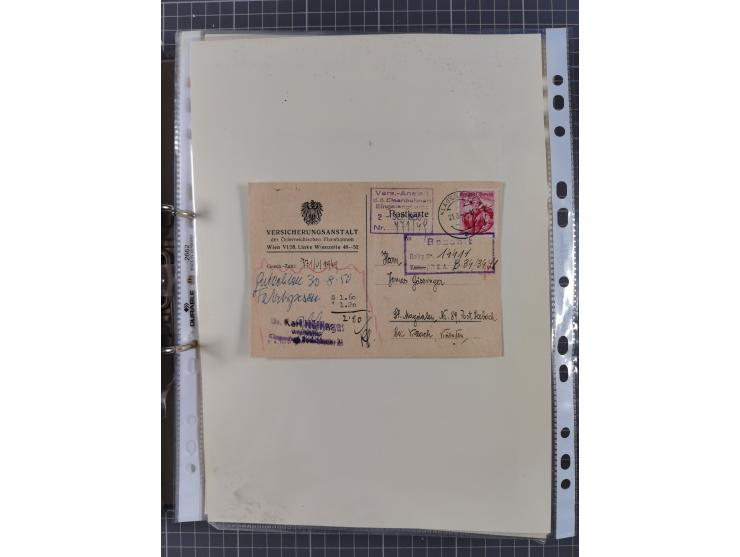 1756/1993 (ca.), reichhaltige Heimatsammlung “KLAGENFURT” mit über 650 Briefen und Karten, ab Vorphilatelie, dabei auch Posts