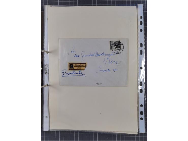 1756/1993 (ca.), reichhaltige Heimatsammlung “KLAGENFURT” mit über 650 Briefen und Karten, ab Vorphilatelie, dabei auch Posts