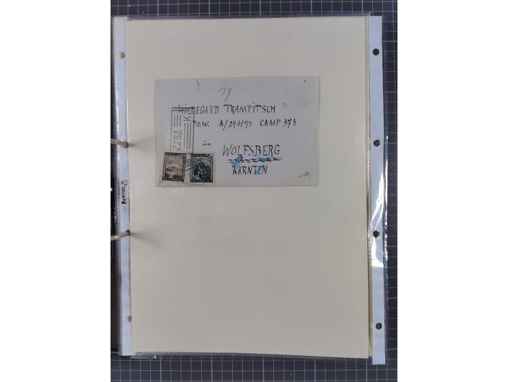 1756/1993 (ca.), reichhaltige Heimatsammlung “KLAGENFURT” mit über 650 Briefen und Karten, ab Vorphilatelie, dabei auch Posts