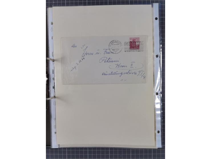 1756/1993 (ca.), reichhaltige Heimatsammlung “KLAGENFURT” mit über 650 Briefen und Karten, ab Vorphilatelie, dabei auch Posts