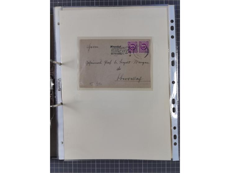 1756/1993 (ca.), reichhaltige Heimatsammlung “KLAGENFURT” mit über 650 Briefen und Karten, ab Vorphilatelie, dabei auch Posts