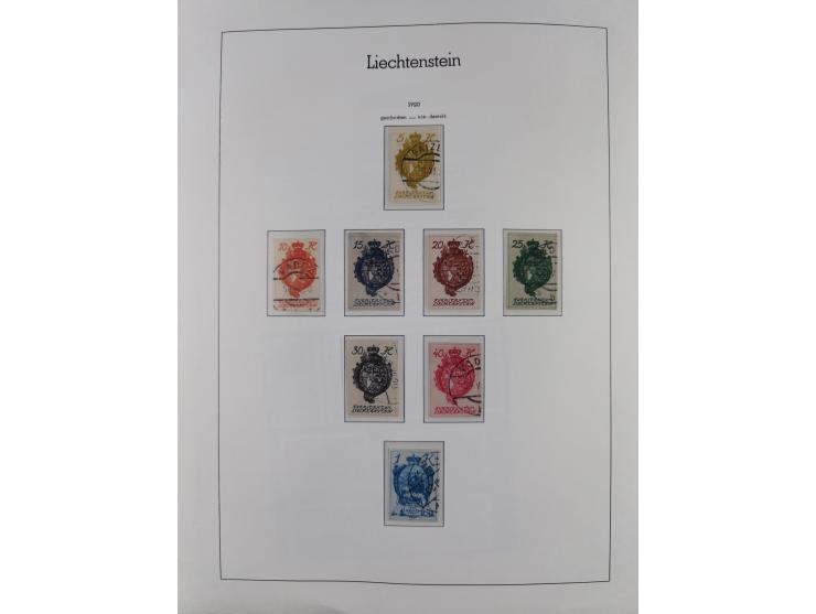 1912/85, Sammlung in gestempelter Erhaltung auf Leuchtturm Vordruckblättern ab 1-3, dabei Mi.3ya, 53-60, 72-77, 82-89, 94-107