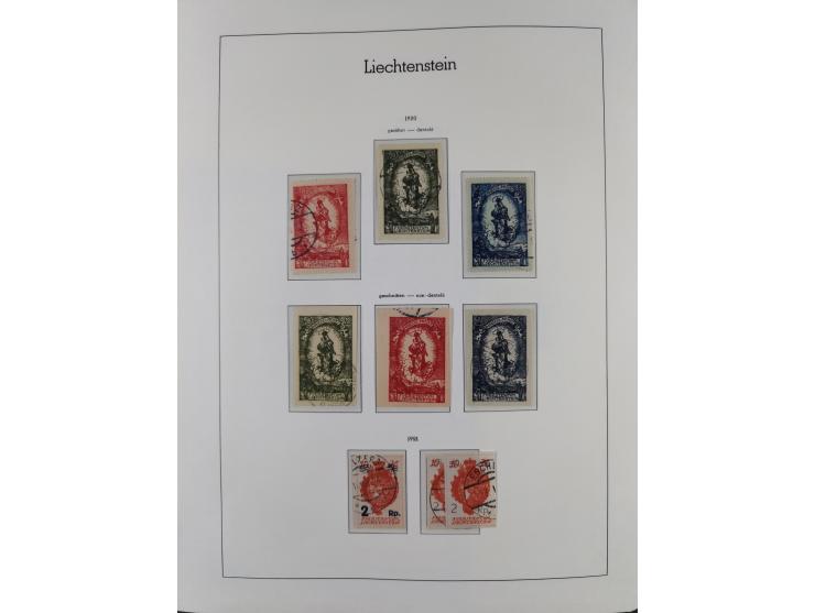 1912/85, Sammlung in gestempelter Erhaltung auf Leuchtturm Vordruckblättern ab 1-3, dabei Mi.3ya, 53-60, 72-77, 82-89, 94-107